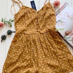 Mustard yellow One Clothing Los Angeles romper